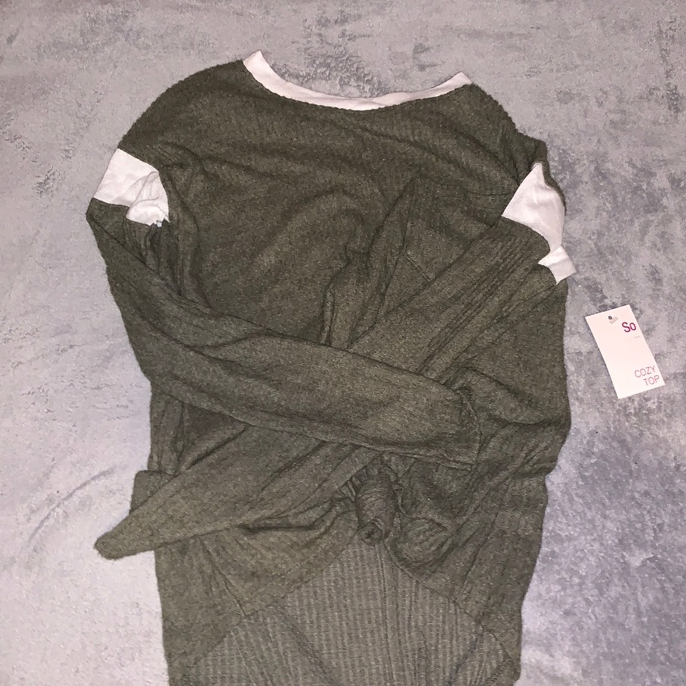 tie up long sleeve shirt